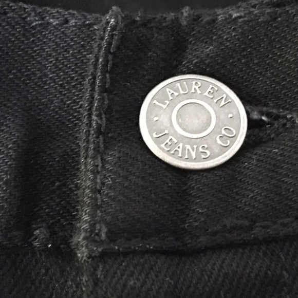 Lauren Jeans 14 Black Classic Boot Cut Flap Button - Picture 5 of 8
